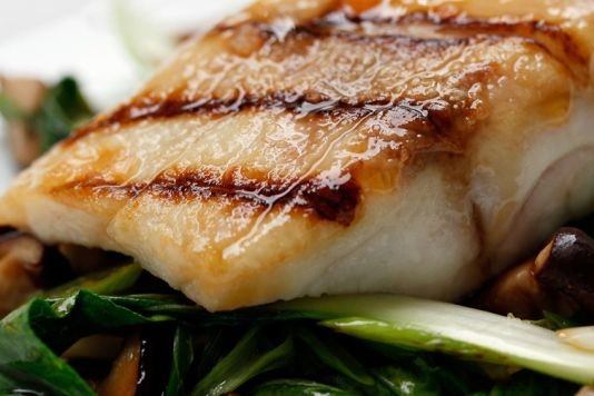 Gary Rhodes' Grilled sea bass recipe