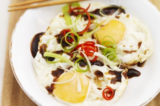 Chinese fried eggs recipe