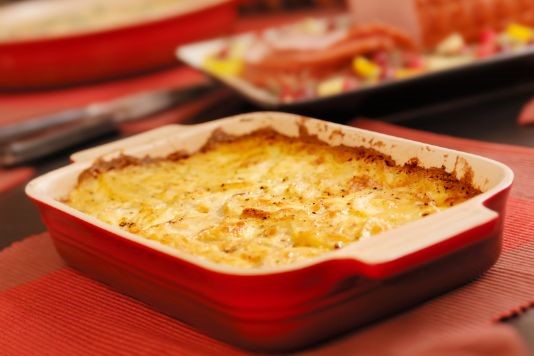 Bacon, Cheese and Onion Gratin for under £3