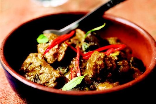 Green chicken curry recipe