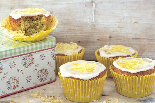 Miranda Gore Browne's iced lemon and poppy seed cakes recipe 