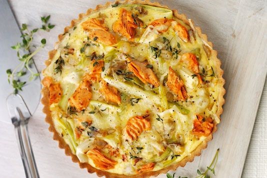 James Martin's salmon tart recipe