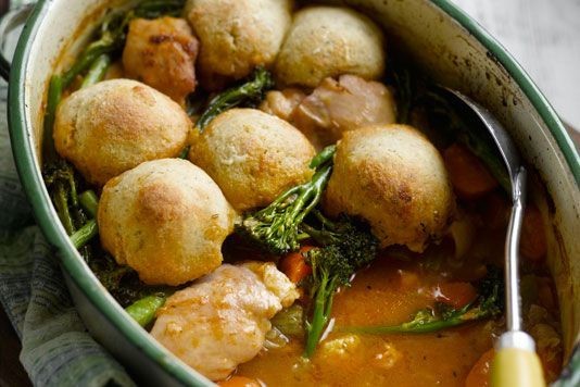 Chicken casserole with dumplings recipe