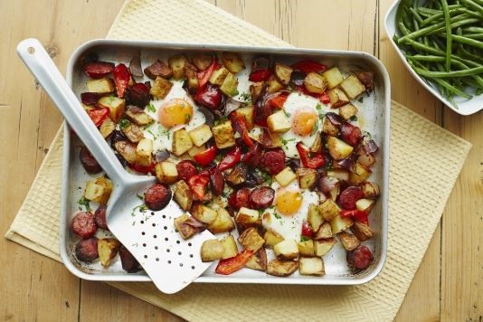 Spanish potato and egg hash recipe