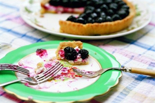 Blackberry cottage tart recipe