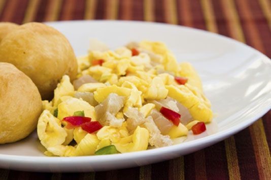 Linford Christie's ackee and saltfish recipe