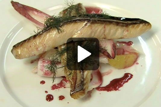 Smoked mackerel with blood orange and fennel recipe