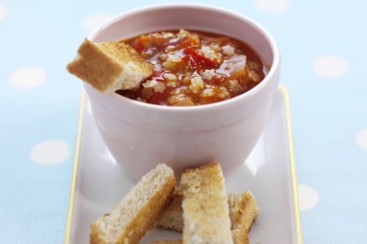 Mini minestrone soup recipe