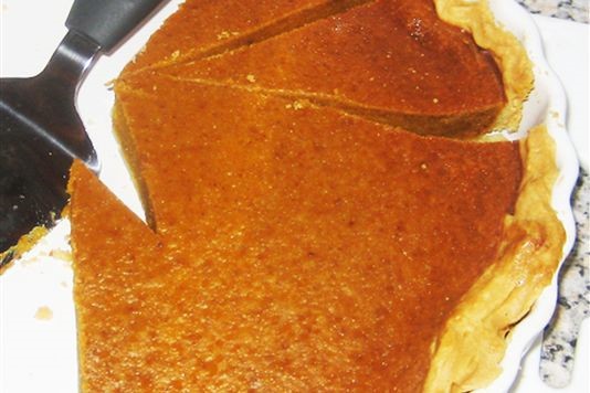 Spiced pumpkin pie recipe