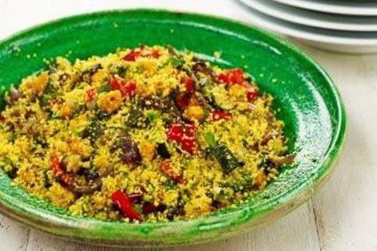 Roasted vegetable couscous recipe