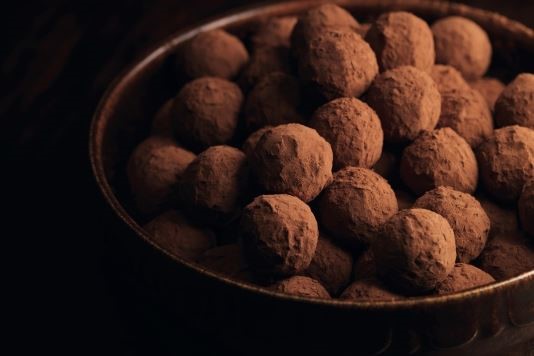 Salted brown sugar caramel chocolate truffles recipe