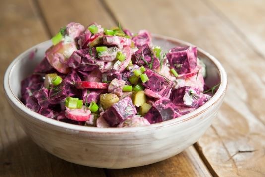 Scandinavian-style beetroot and potato salad