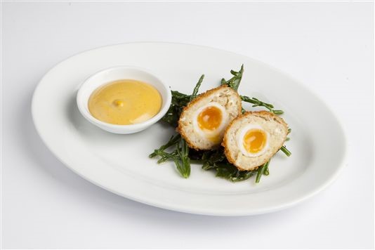 Smoked cod scotch eggs recipe