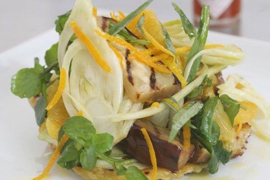 Simon Rimmer's aubergine salad recipe