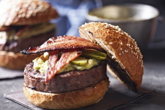 Heston Blumenthal's smoky avocado beef burger recipe