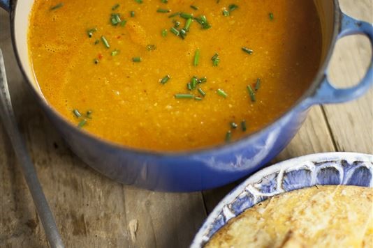 Squash and beer mustard soup recipe