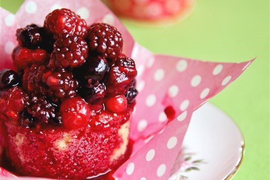 Summer berry cupcakes recipe
