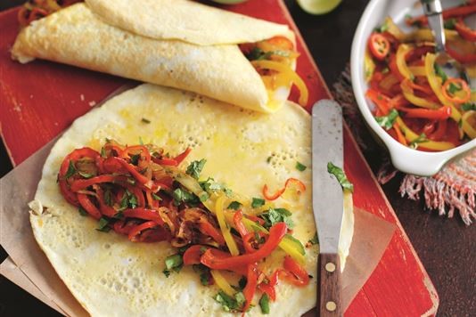 Tex-Mex omelette wraps recipe