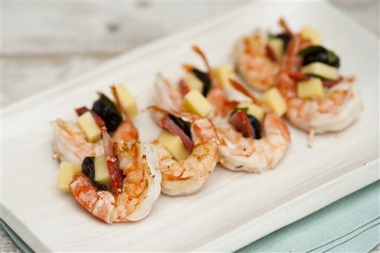 Tiger prawns, chorizo and cheddar recipe