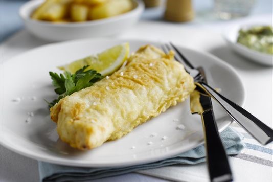 Fish and chips with tartare sauce recipe