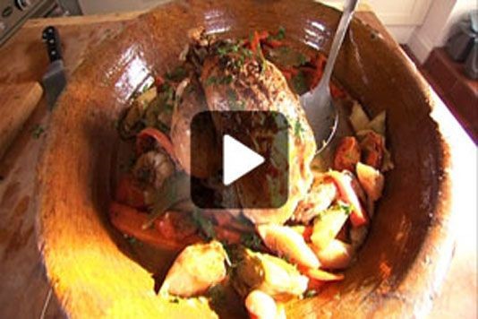 Spanish chicken pot roast recipe