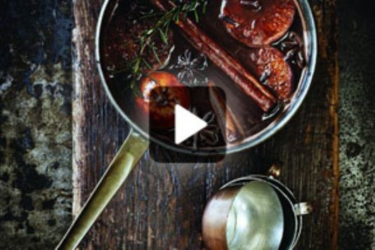Paul A Young's mulled wine hot chocolate recipe