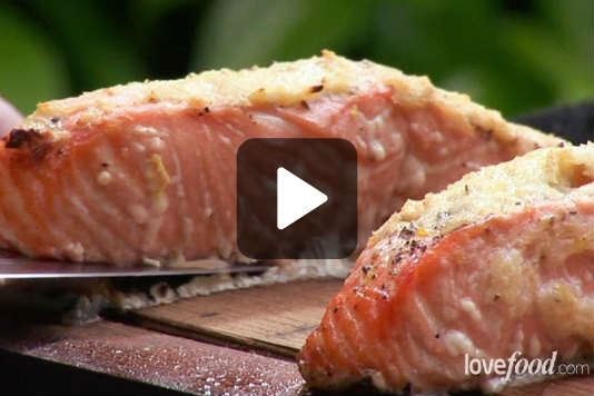 Simple cedar plank salmon recipe
