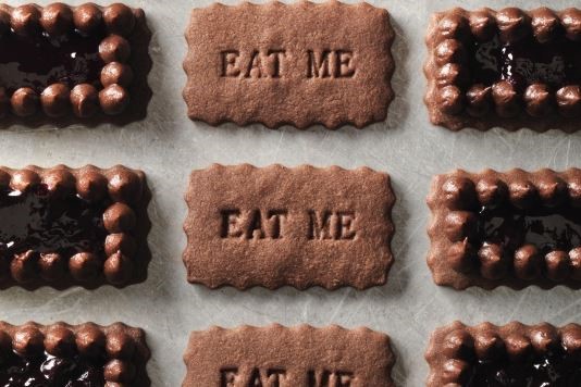 Cherry and almond 'bourbons' recipe