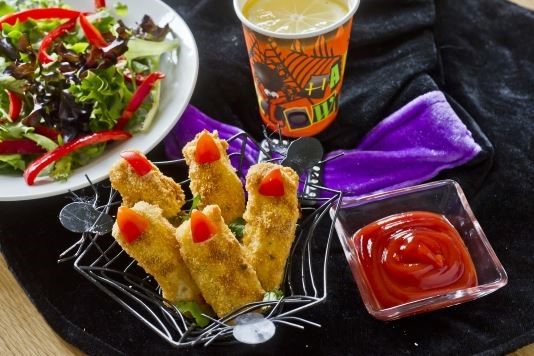 Spooky 'witch' fish fingers recipe