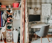 Amazing cupboard makeovers: offices, bars and reading nooks