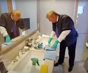 Trump caught cleaning: why he insists on making his own bed