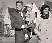 Incredible photos of the Kennedys at home